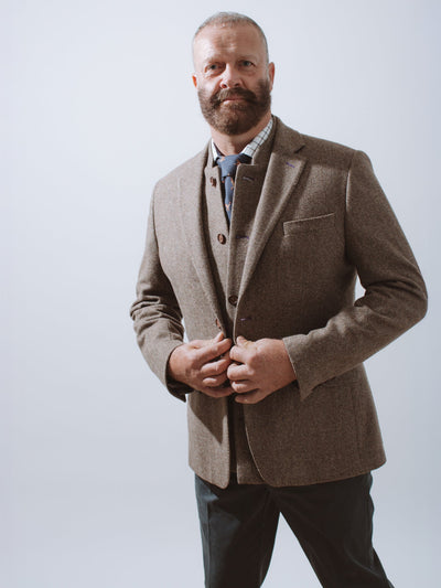 Golding Wool Herringbone Jacket